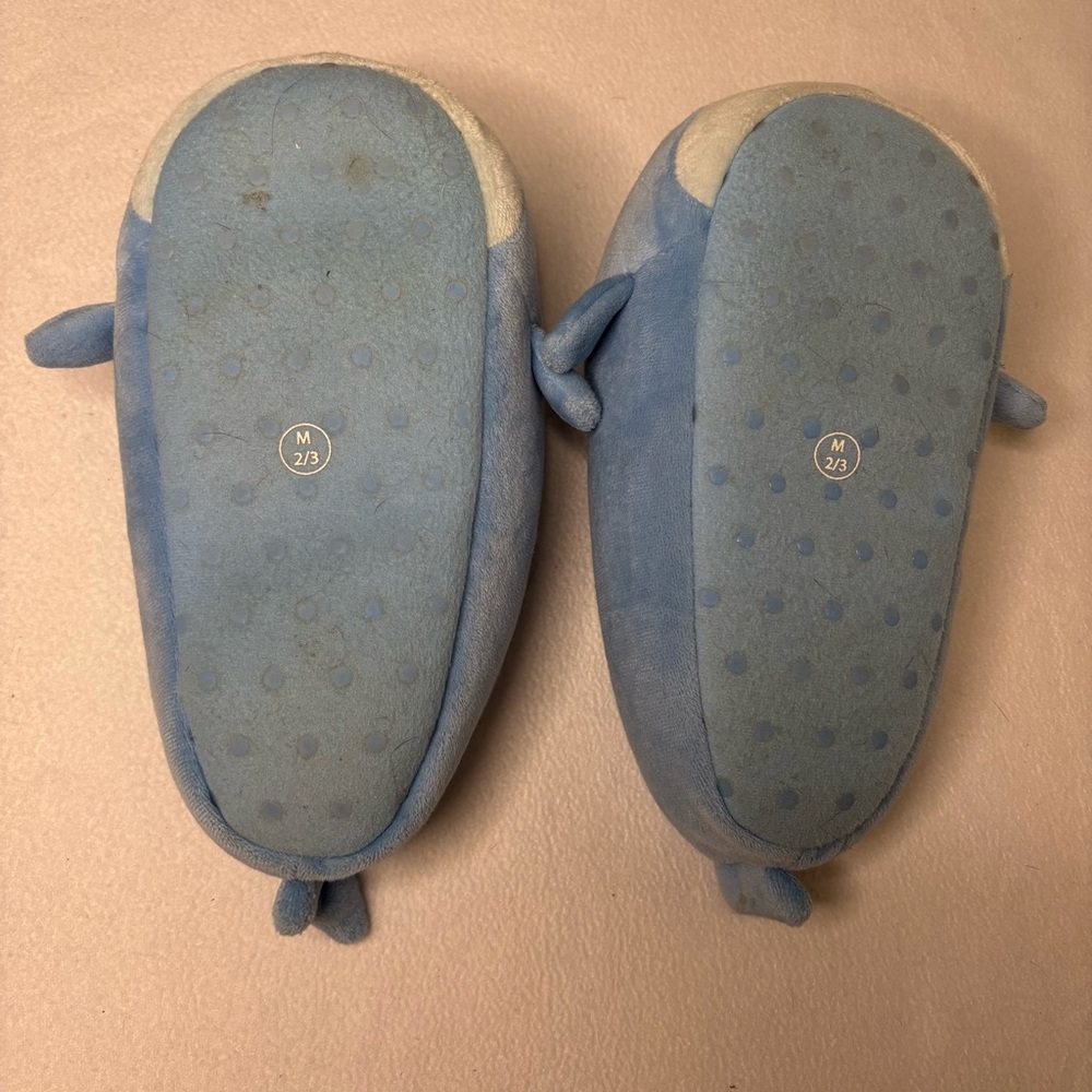 Narwhal Slippers Kids Size 2/3 - Picture 4 of 4